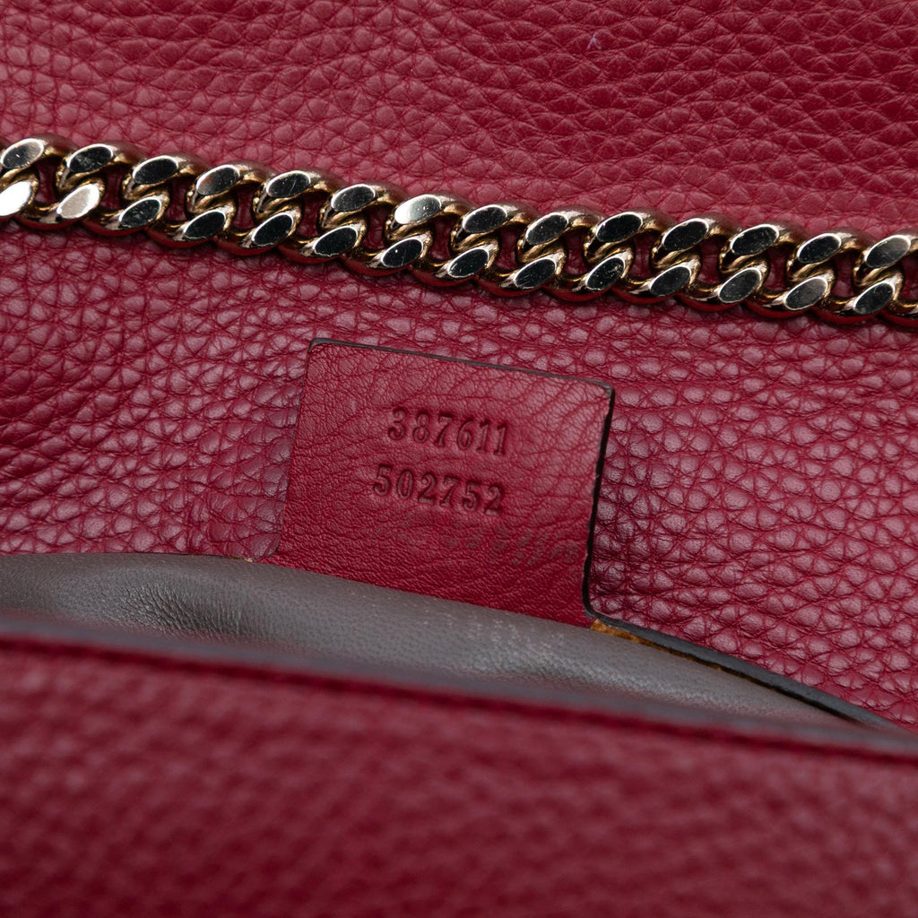 Gucci Medium Leather Miss Bamboo Crossbody