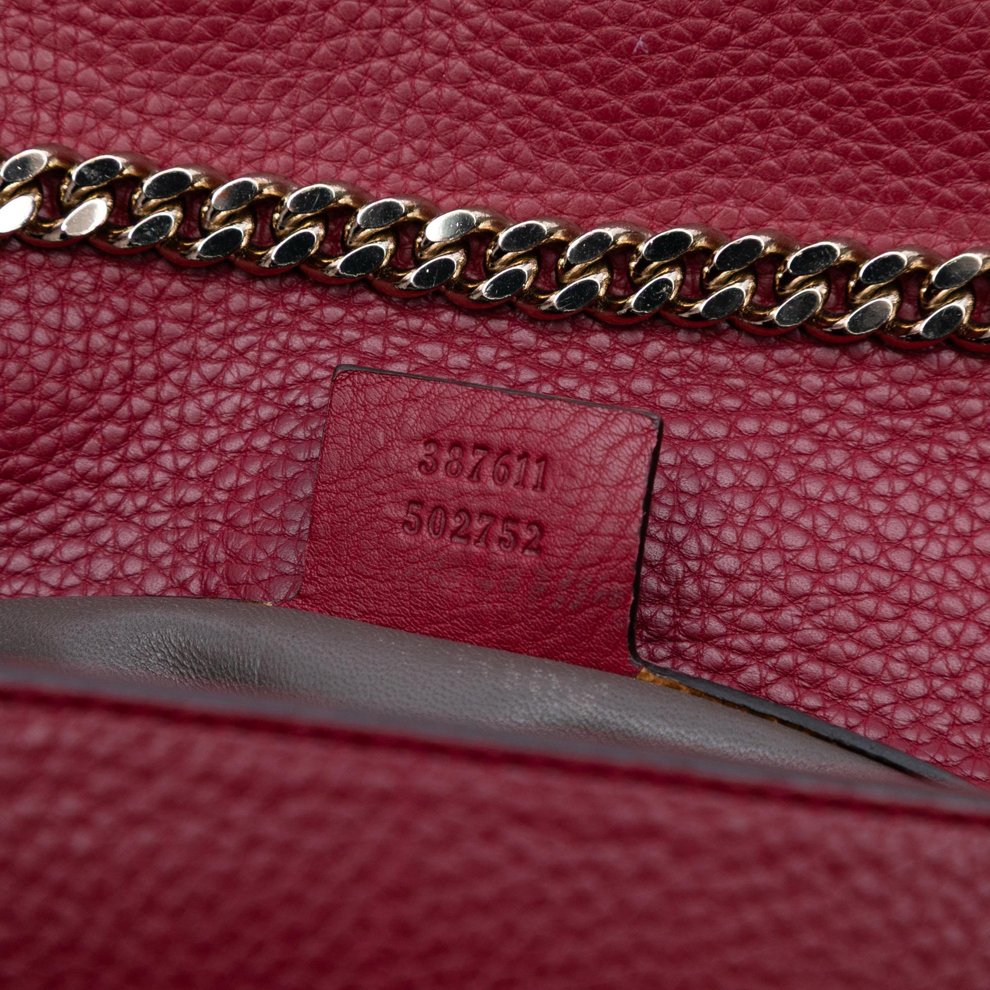 Gucci Medium Leather Miss Bamboo Crossbody