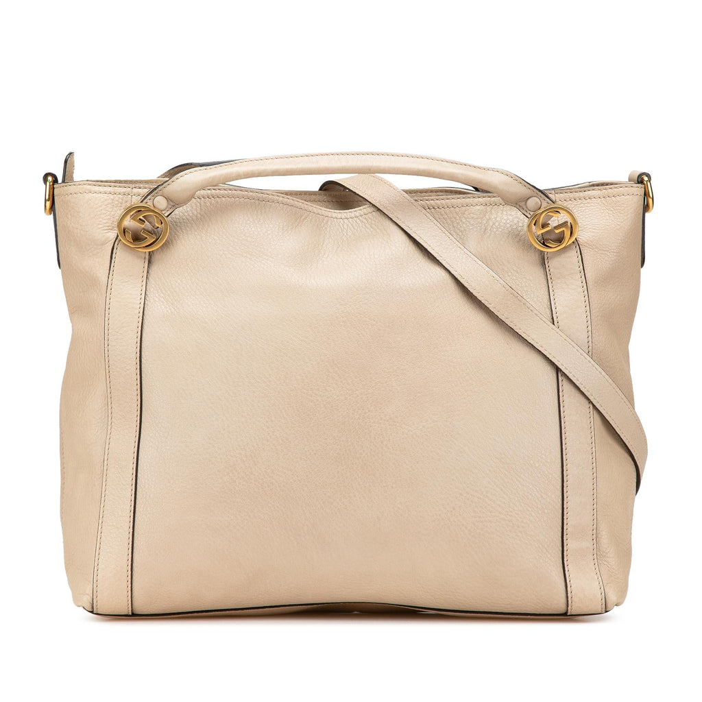 Gucci Medium Leather Miss GG Satchel