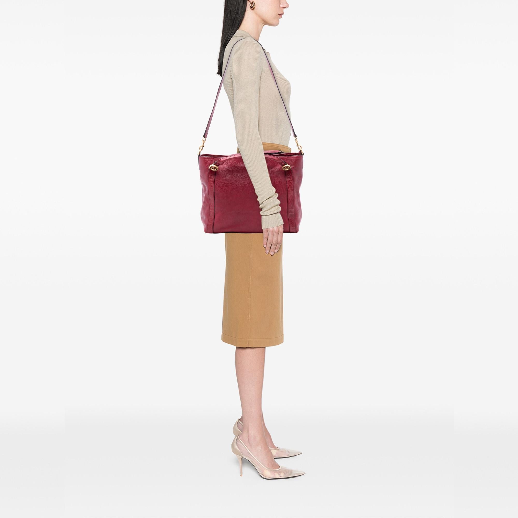 Gucci Medium Leather Miss GG Satchel