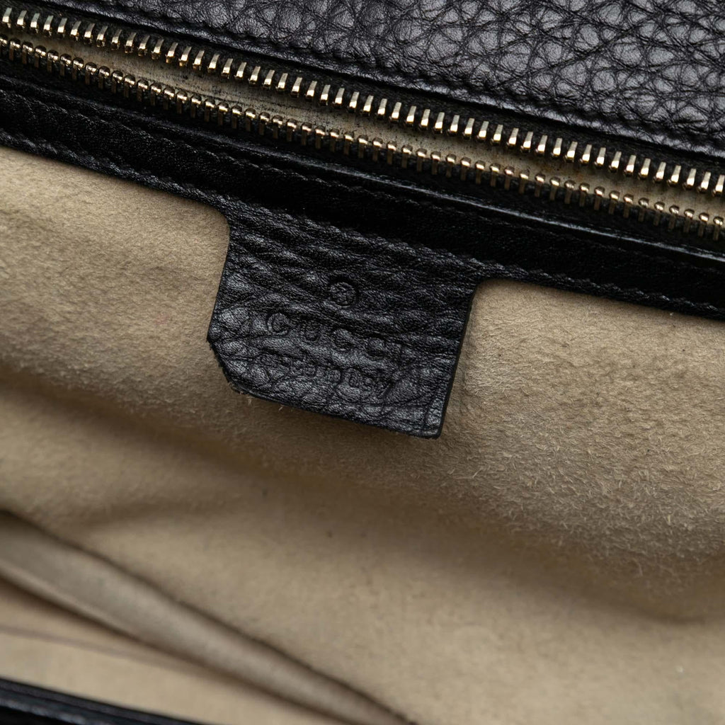 Gucci Medium Leather New Bamboo Satchel