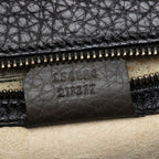 Gucci Medium Leather New Bamboo Satchel