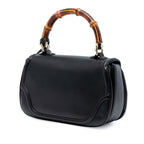 Gucci Medium Leather New Bamboo Satchel