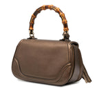 Gucci Medium Leather New Bamboo Satchel