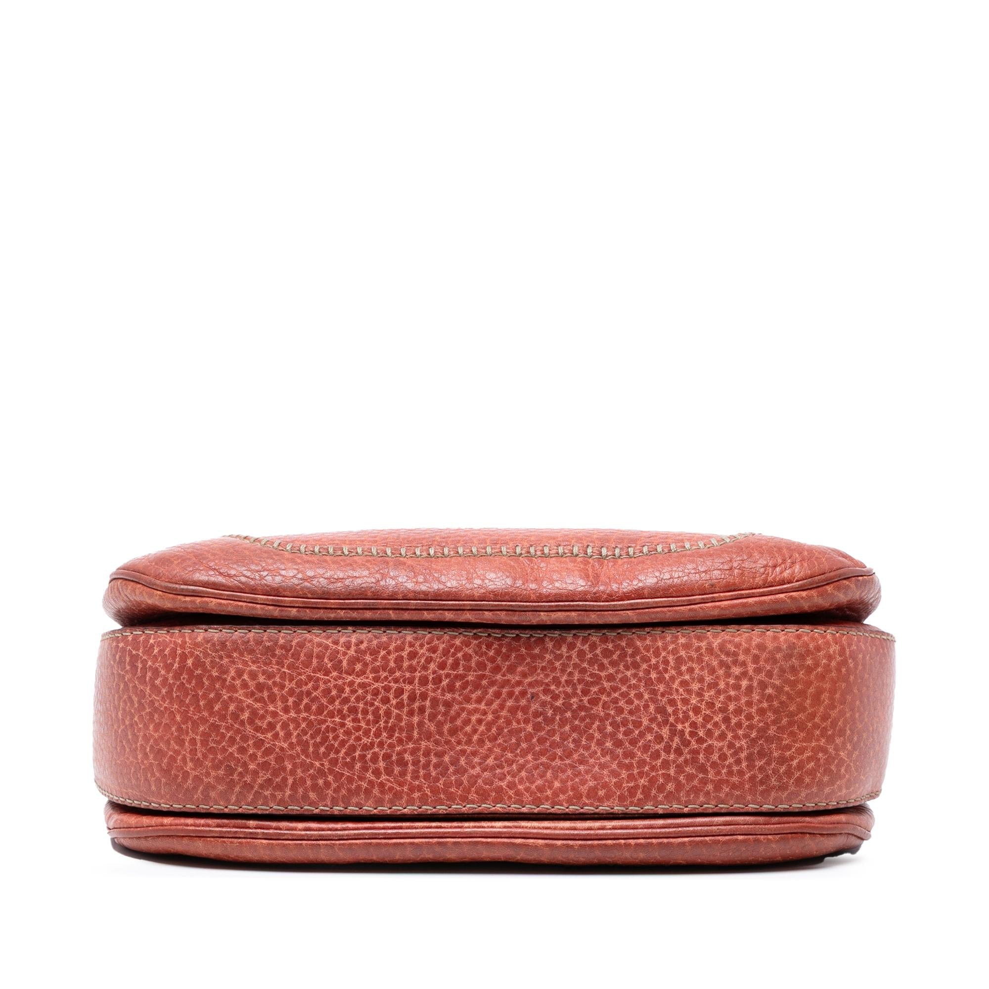 Gucci Medium Leather New Bamboo Satchel