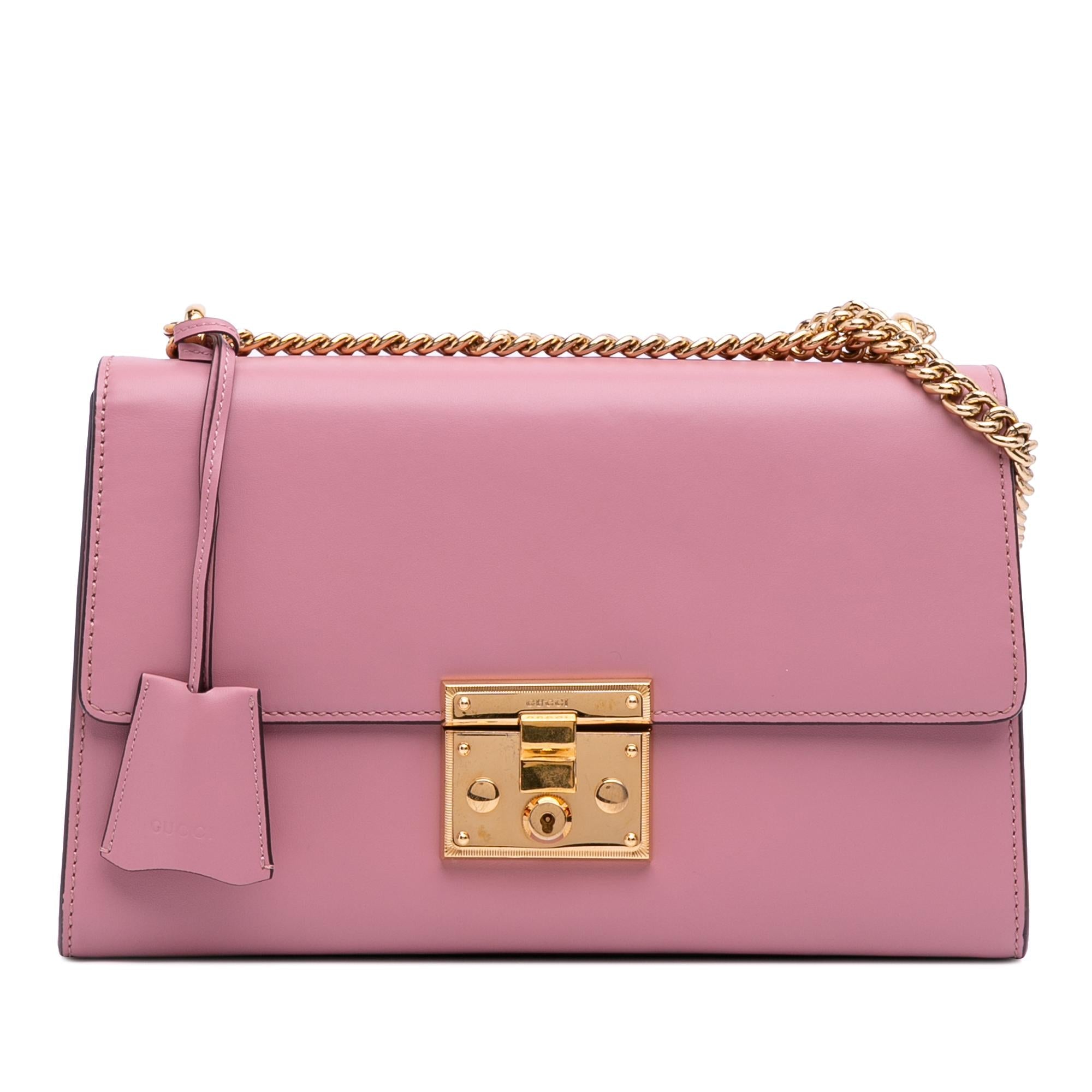 Gucci Medium Leather Padlock Shoulder Bag