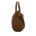 Gucci Medium Leather Ride Top Handle Bag (SHG-ZEr6xw)