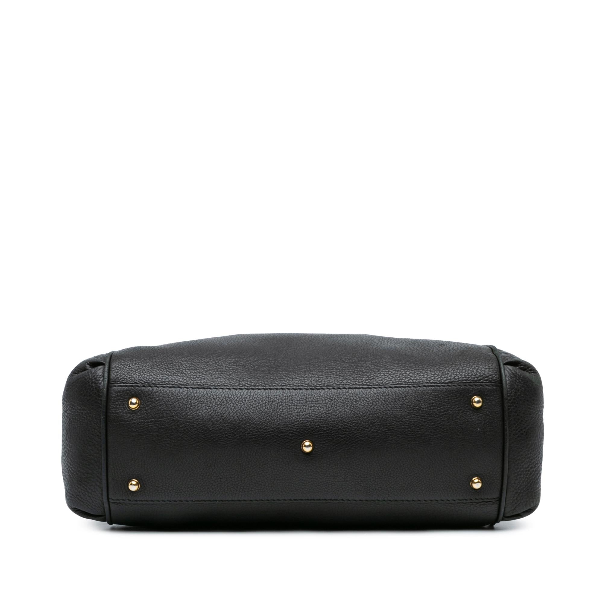 Gucci Medium Leather Ride Top Handle Bag (SHG-ijwBLn)