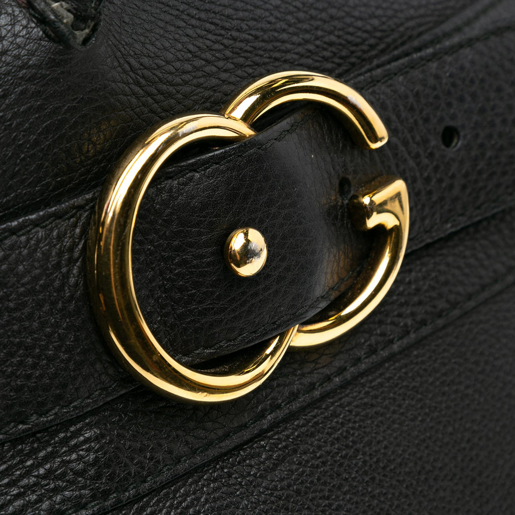 Gucci Medium Leather Ride Top Handle Bag (SHG-ijwBLn)