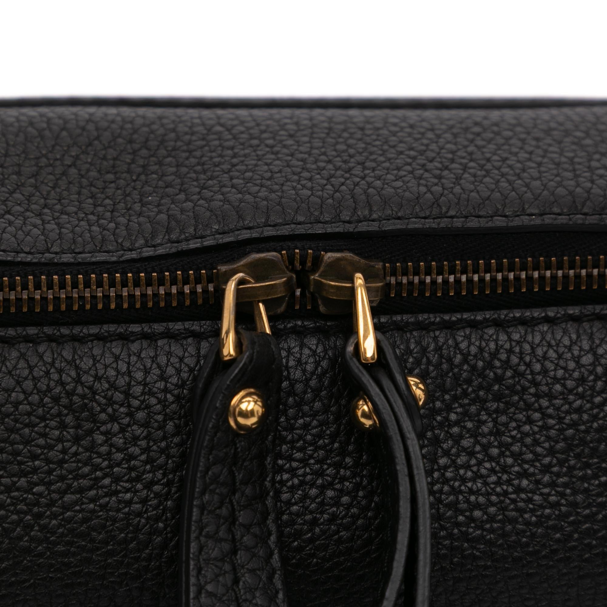Gucci Medium Leather Ride Top Handle Bag