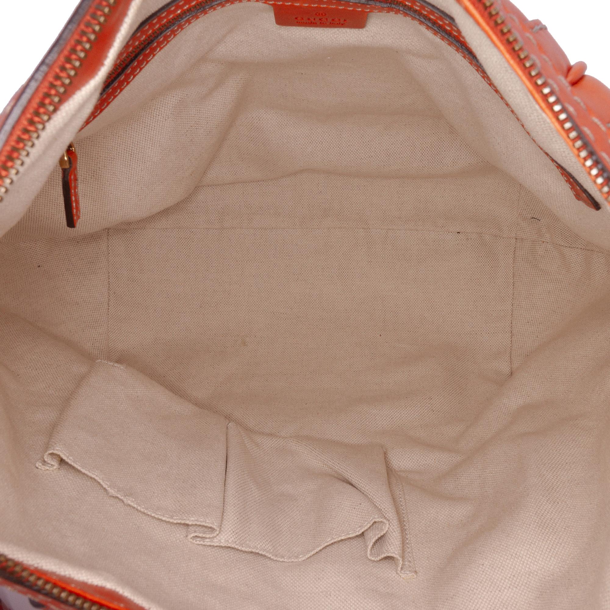 Gucci Medium Leather Running Satchel