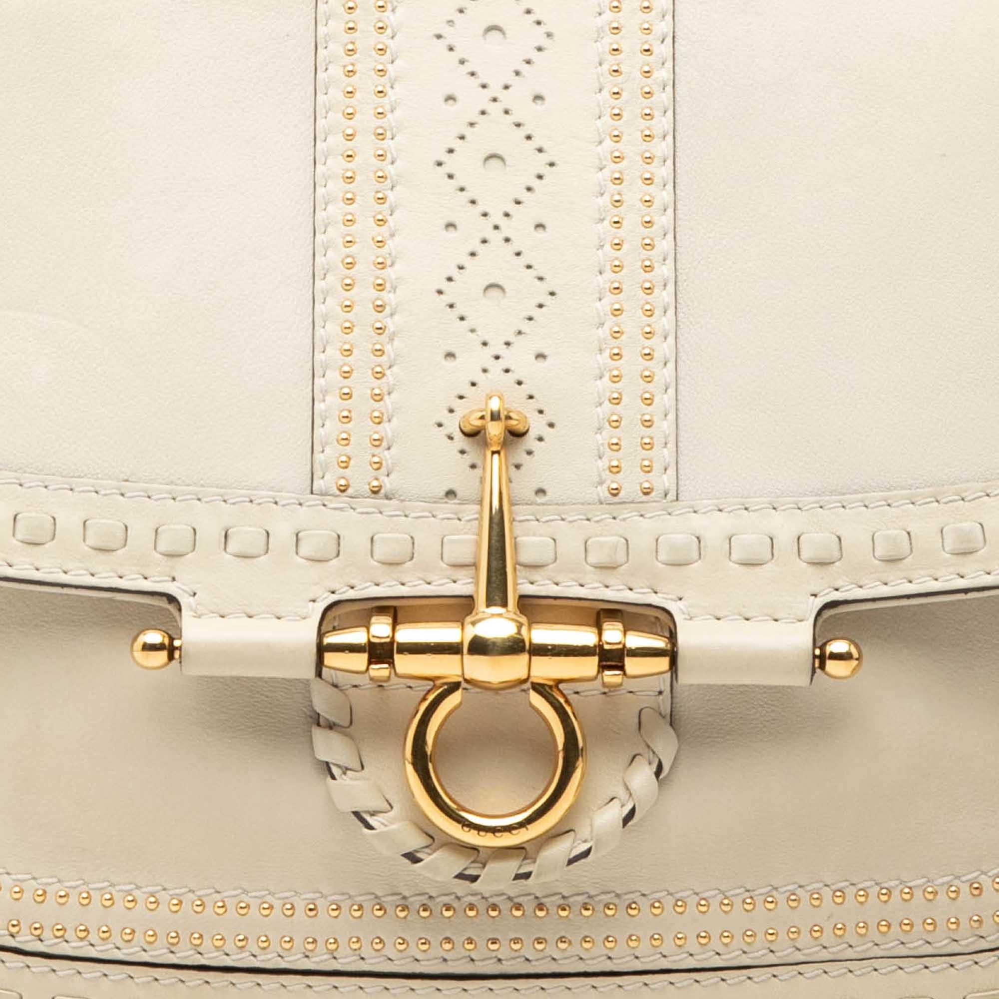 Gucci Medium Leather Snaffle Bit Shoulder Bag