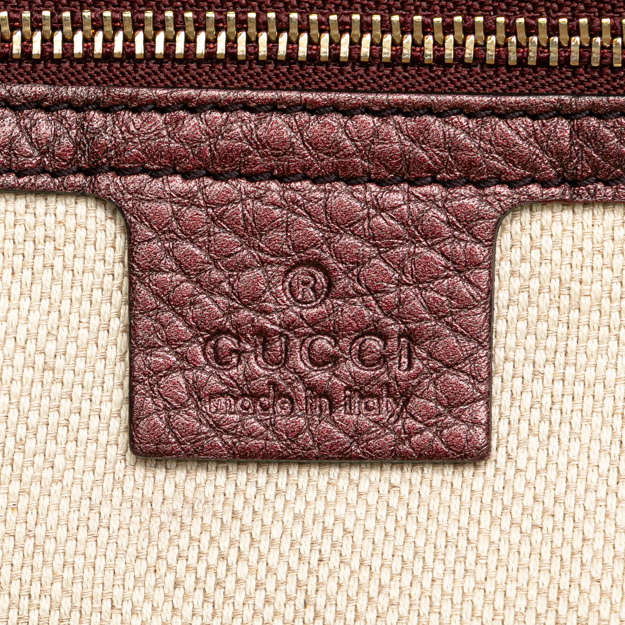 Gucci Medium Leather Soho Cellarius Tote