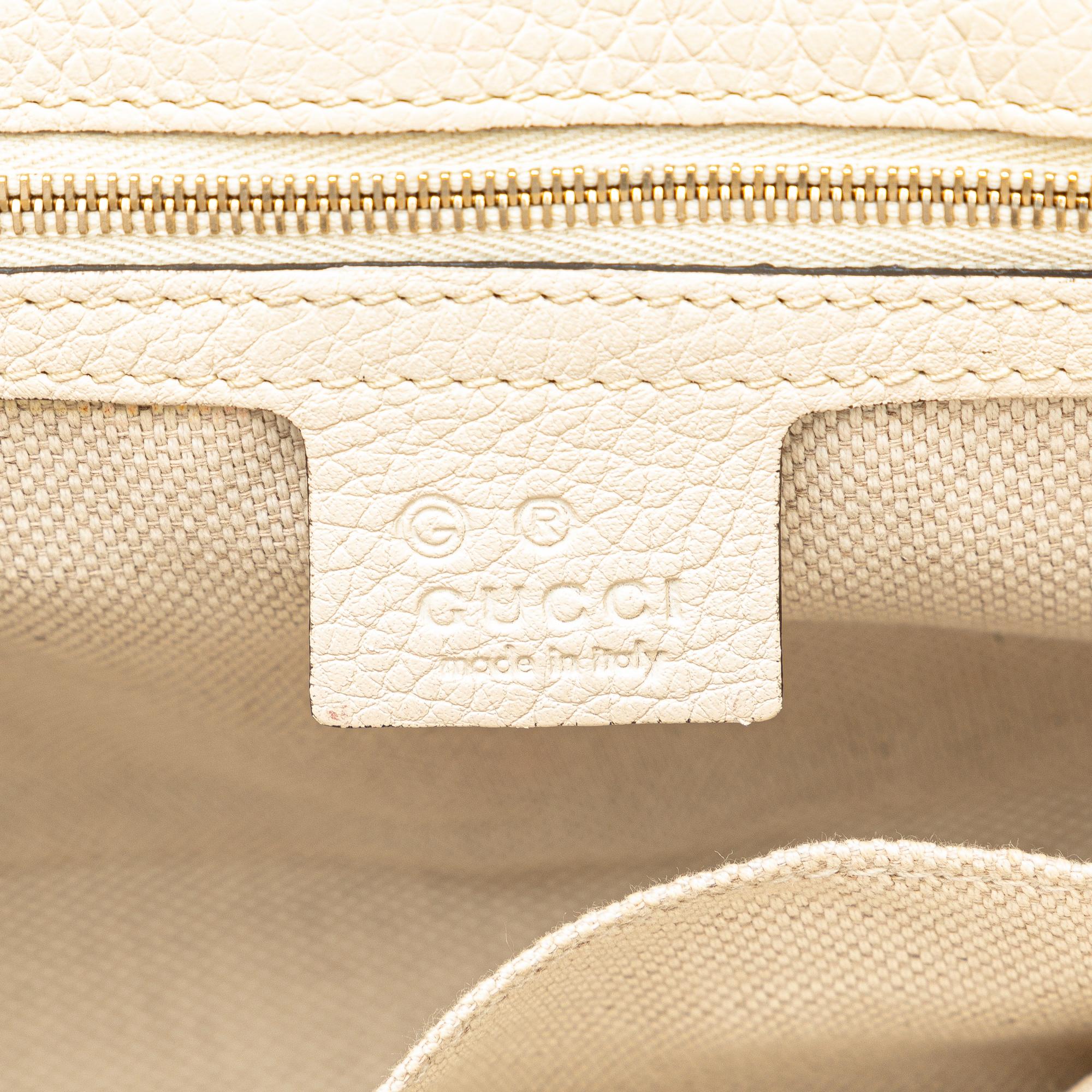 Gucci Medium Leather Soho Chain Flap Crossbody (SHG-4F65Xy)