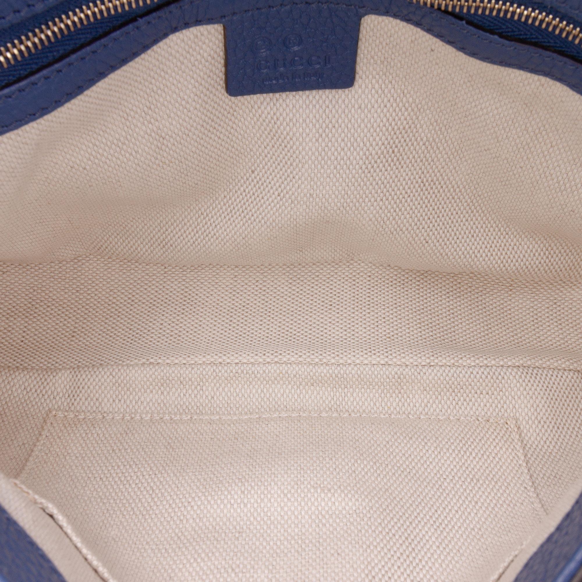 Gucci Medium Leather Soho Chain Flap Crossbody