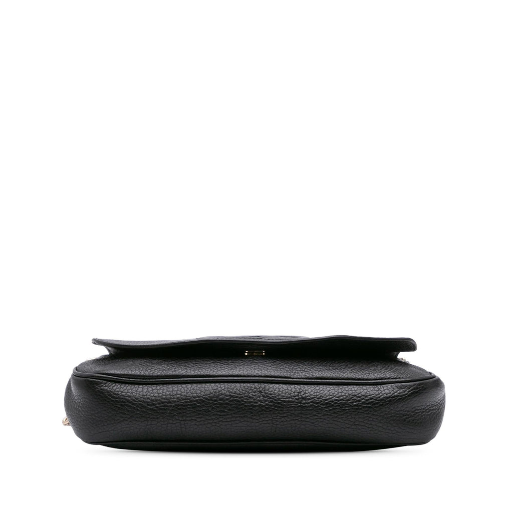 Gucci Medium Leather Soho Chain Flap Crossbody