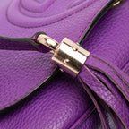Gucci Medium Leather Soho Chain Flap Crossbody