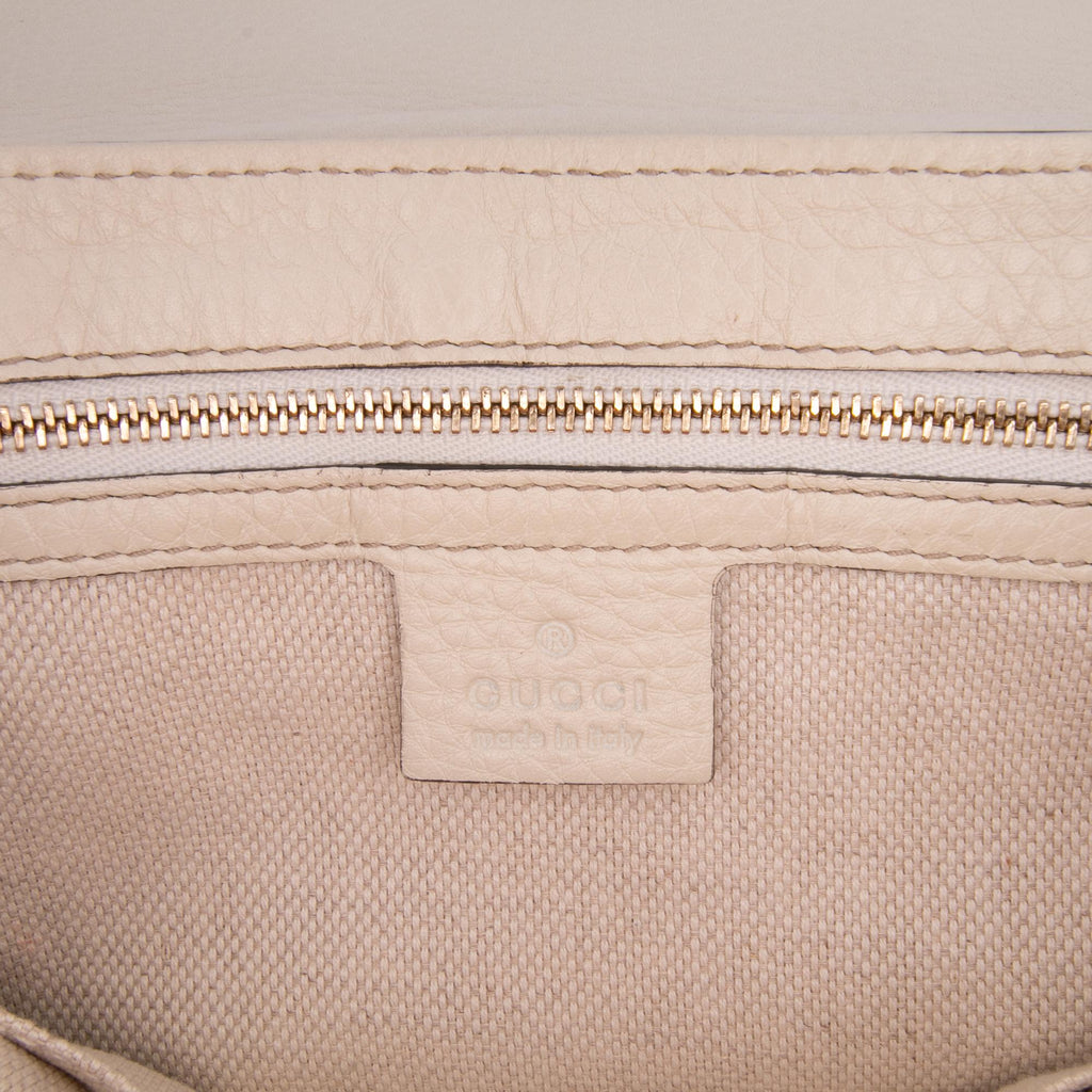 Gucci Medium Leather Soho Chain Flap Crossbody