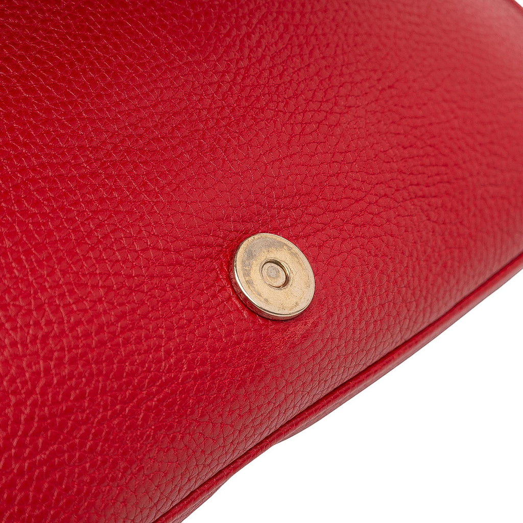 Gucci Medium Leather Soho Chain Flap Crossbody