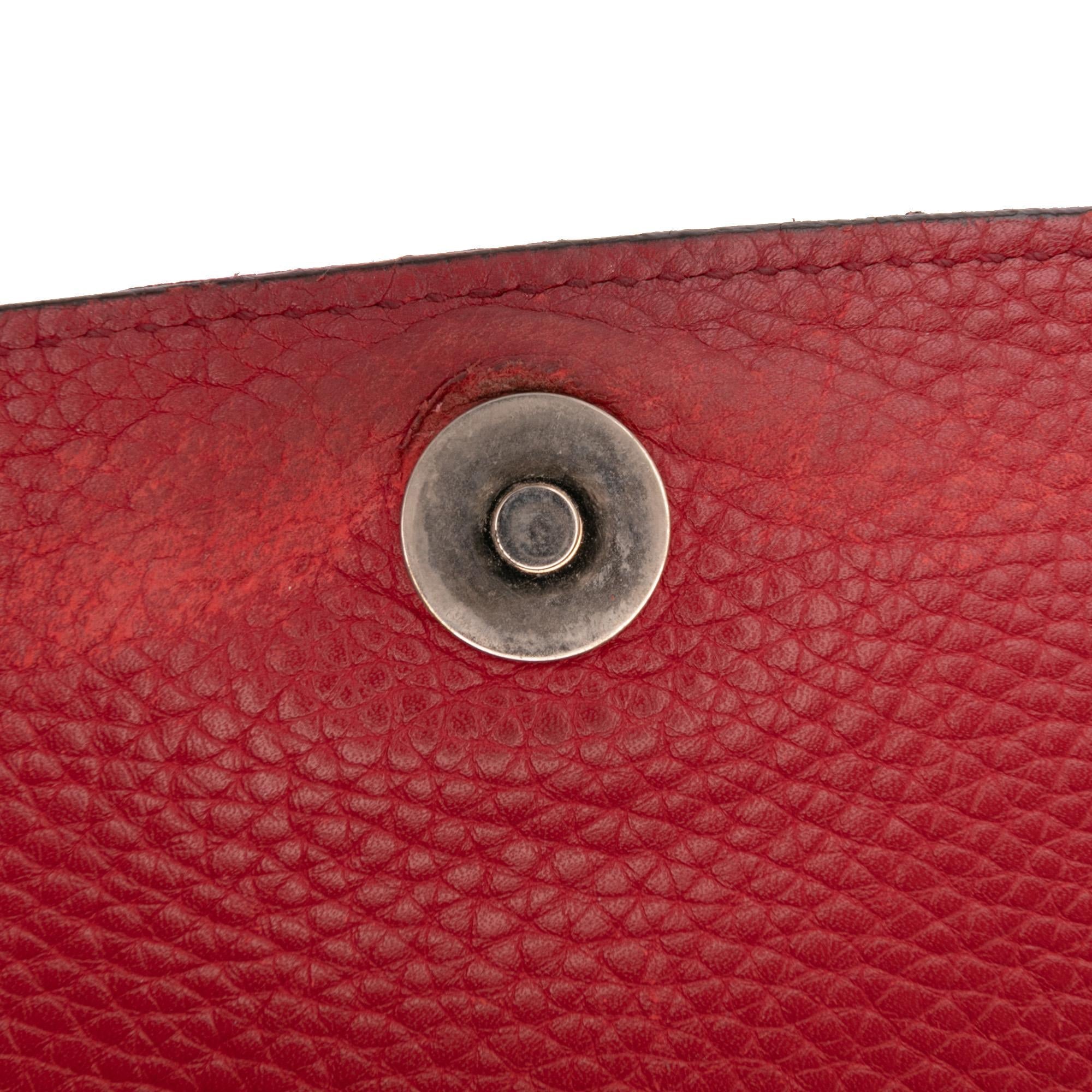 Gucci Medium Leather Soho Chain Flap Crossbody