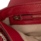 Gucci Medium Leather Soho Chain Flap Crossbody