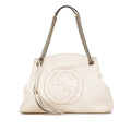 Gucci Medium Leather Soho Chain Tote