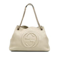 Gucci Medium Leather Soho Chain Tote