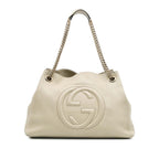 Gucci Medium Leather Soho Chain Tote