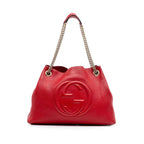 Gucci Medium Leather Soho Chain Tote