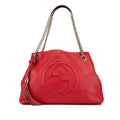 Gucci Medium Leather Soho Chain Tote