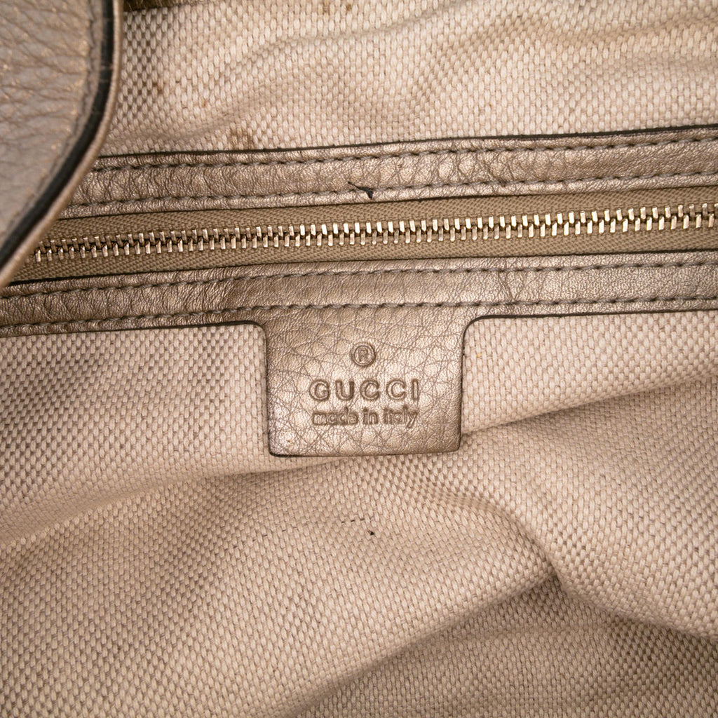 Gucci Medium Leather Soho Chain Tote