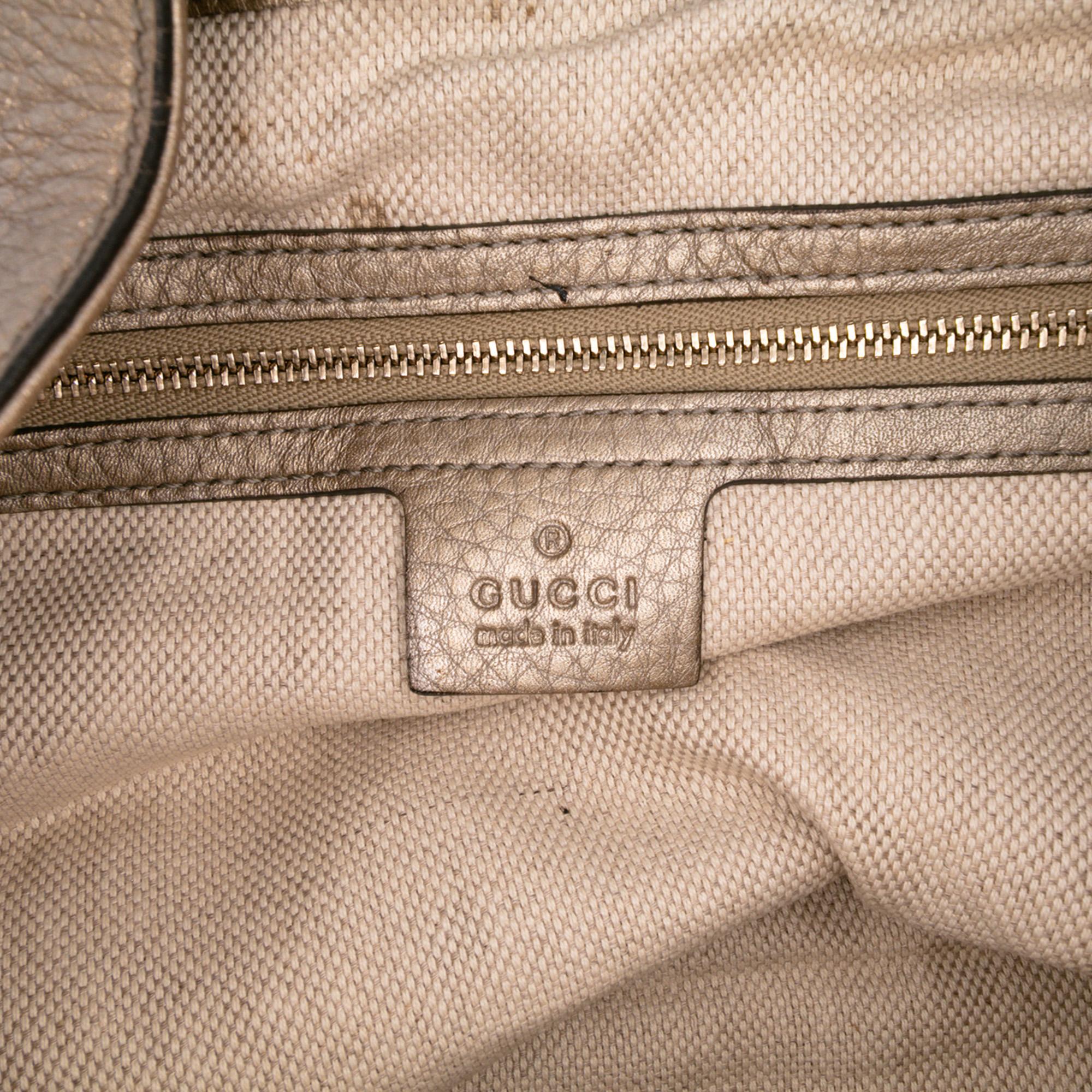 Gucci Medium Leather Soho Chain Tote