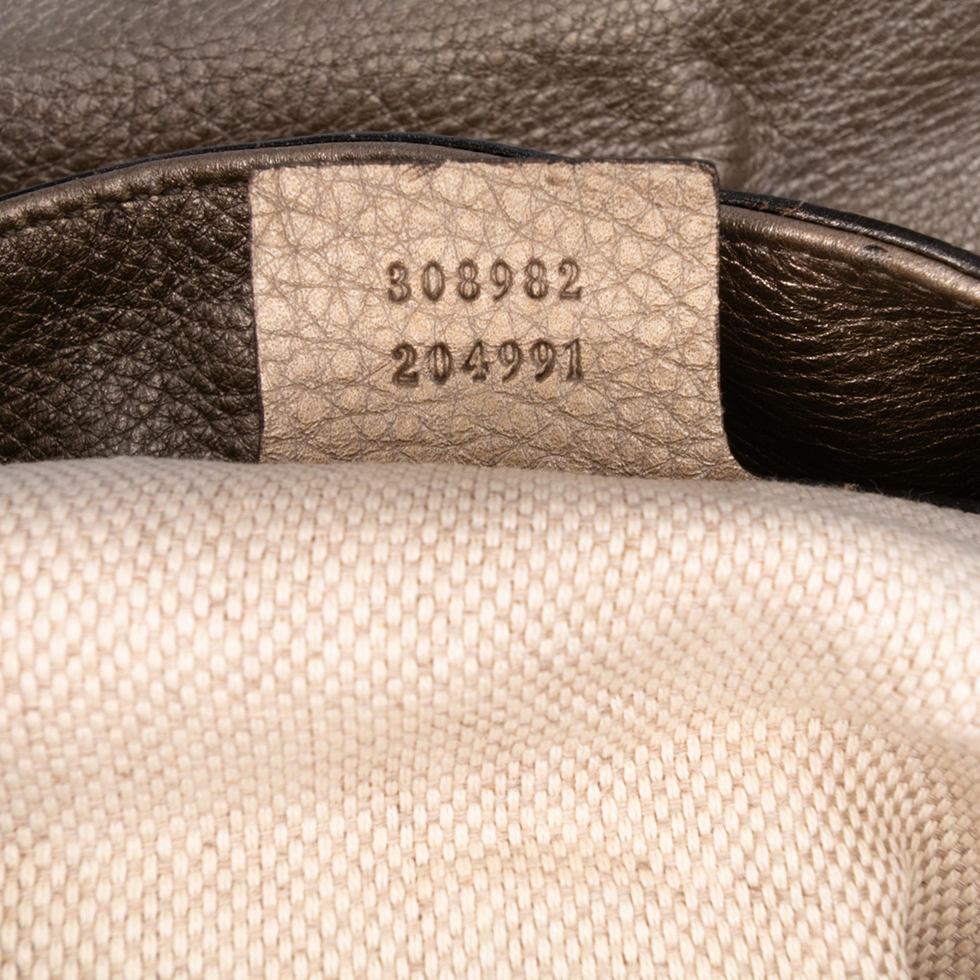 Gucci Medium Leather Soho Chain Tote