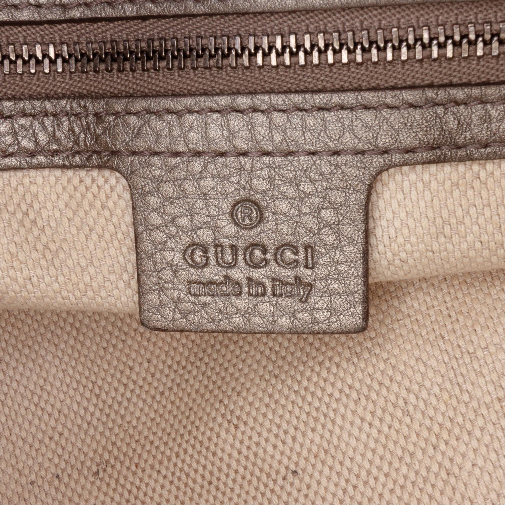Gucci Medium Leather Soho Chain Tote