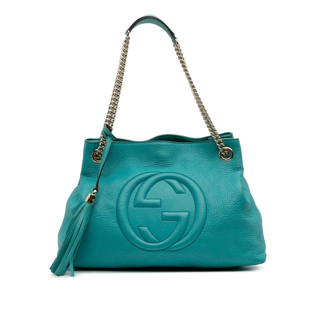 Gucci Medium Leather Soho Chain Tote