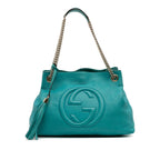 Gucci Medium Leather Soho Chain Tote