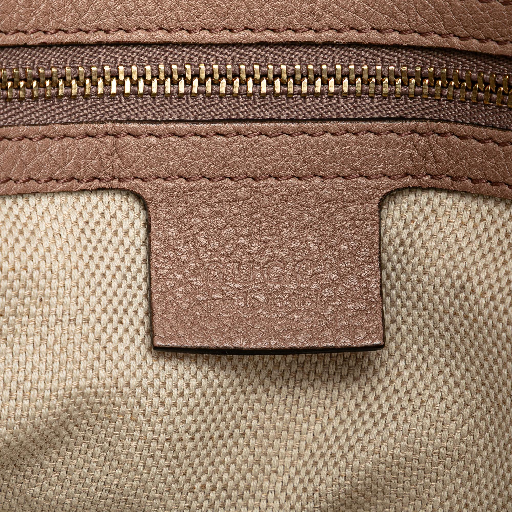 Gucci Medium Leather Soho Chain Tote