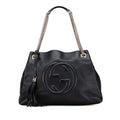 Gucci Medium Leather Soho Chain Tote