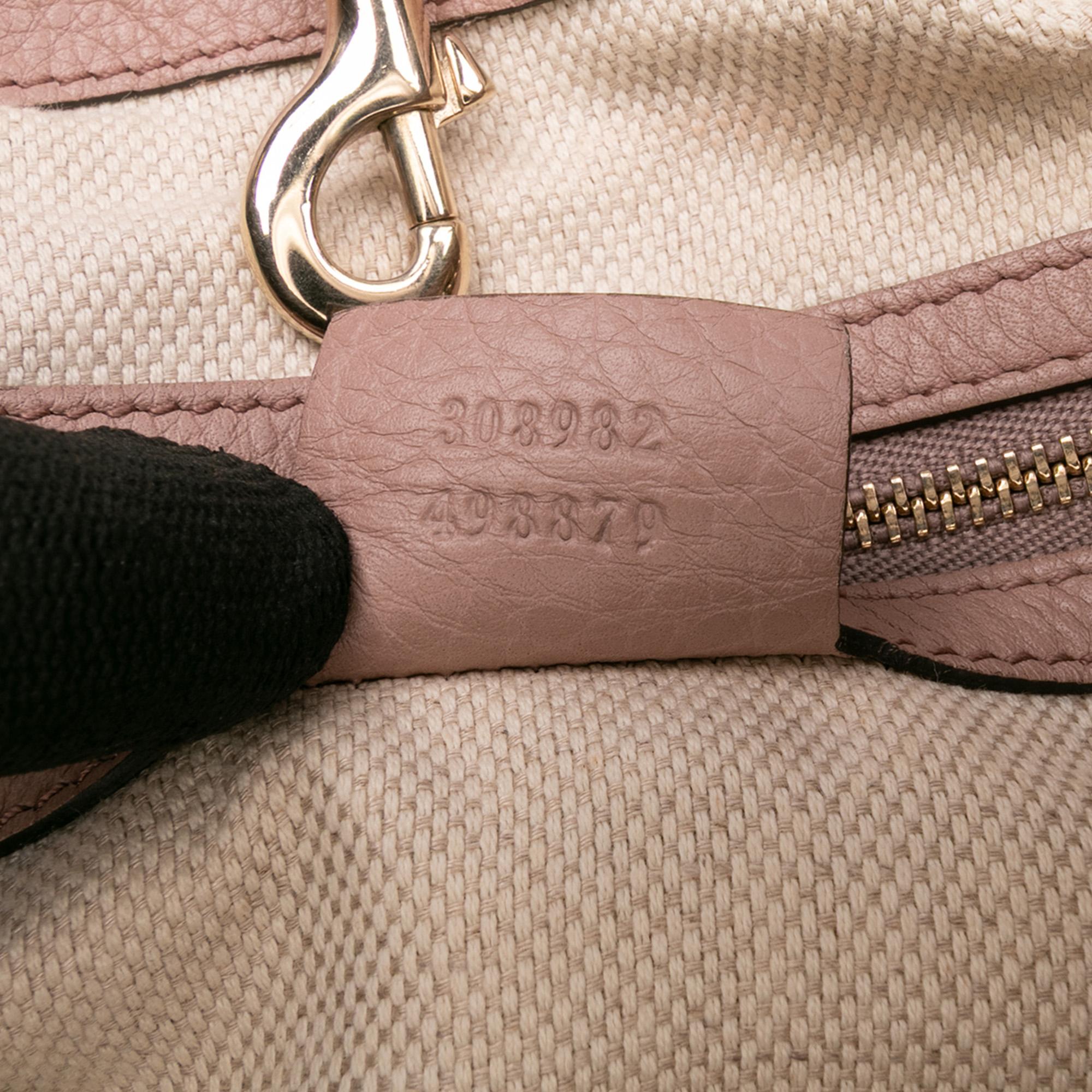 Gucci Medium Leather Soho Chain Tote
