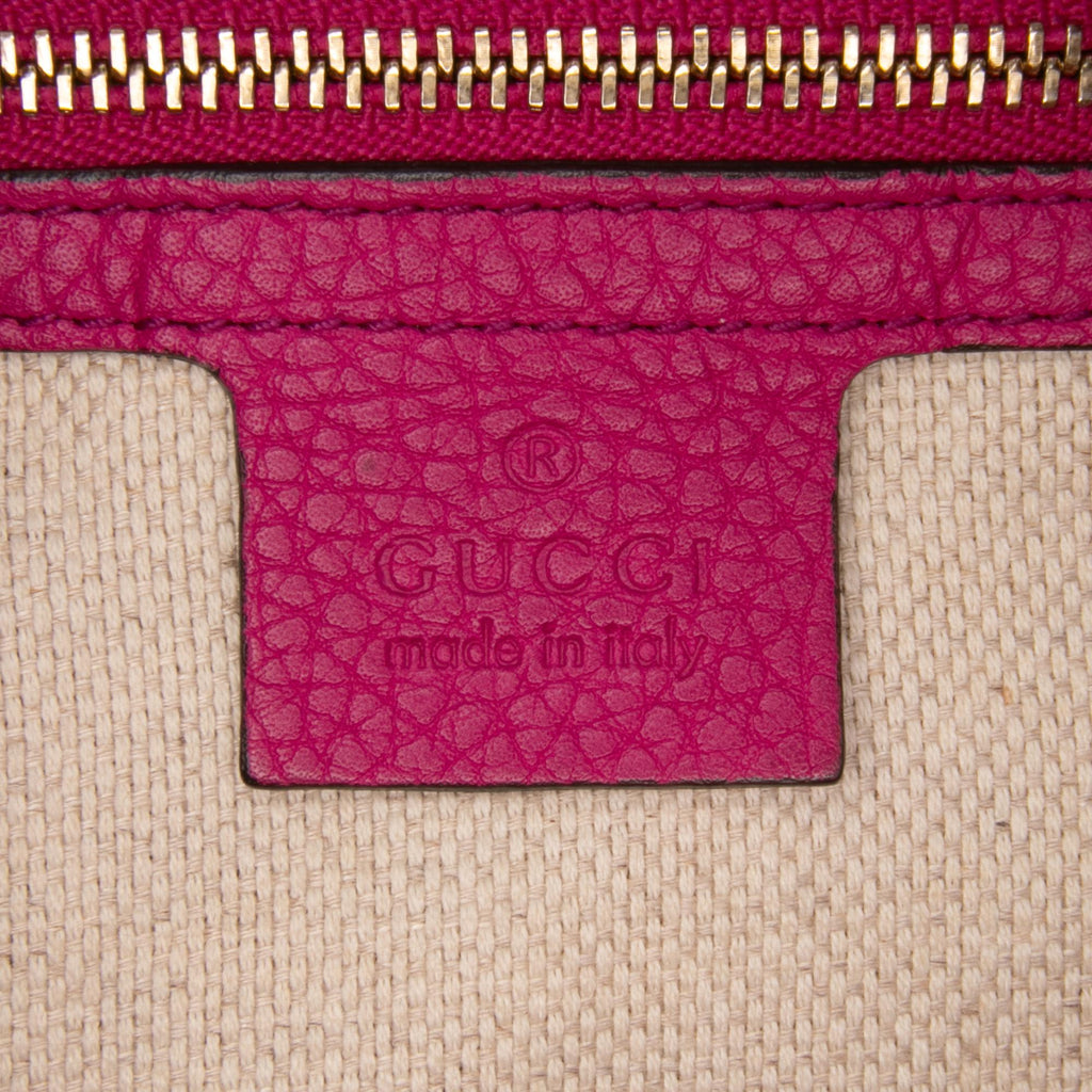 Gucci Medium Leather Soho Chain Tote