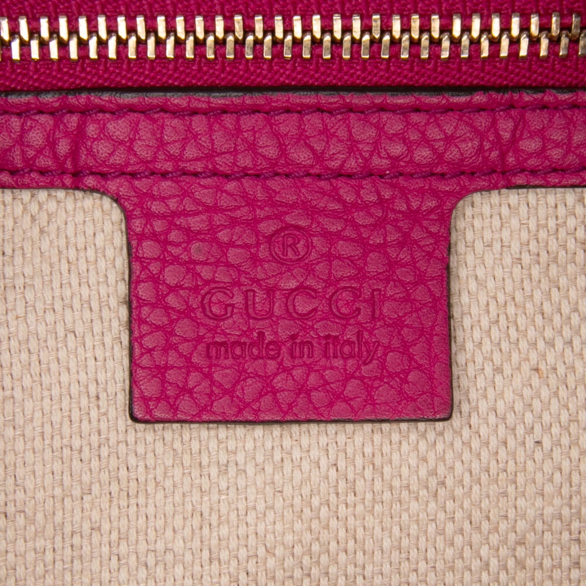 Gucci Medium Leather Soho Chain Tote