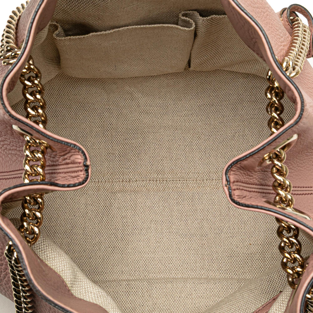 Gucci Medium Leather Soho Chain Tote