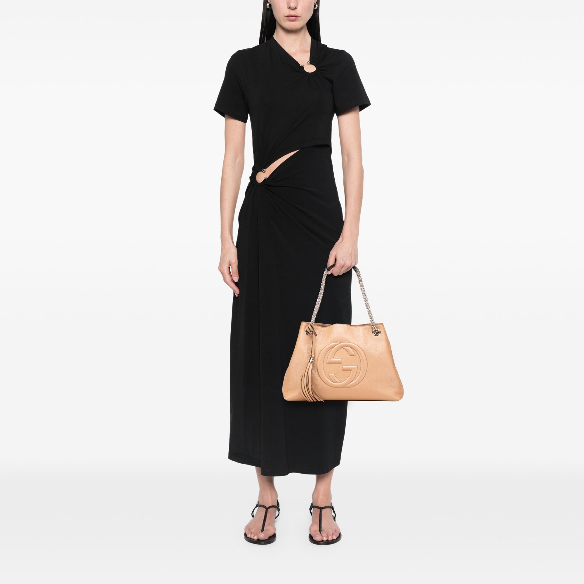 Gucci Medium Leather Soho Chain Tote