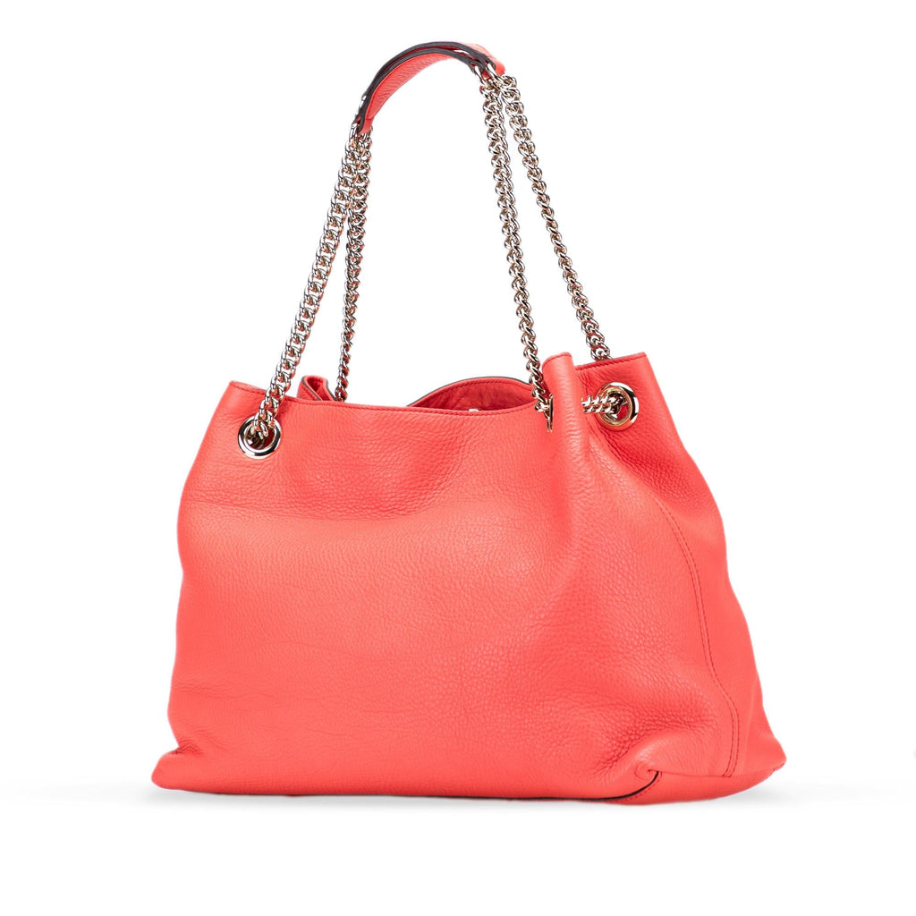 Gucci Medium Leather Soho Chain Tote