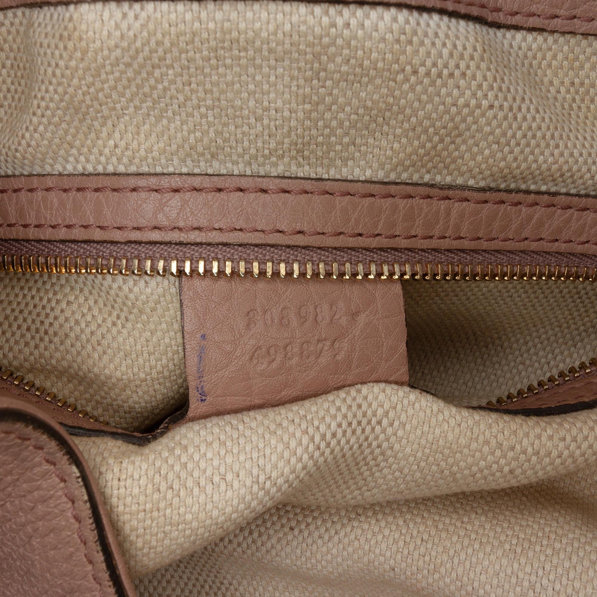 Gucci Medium Leather Soho Chain Tote