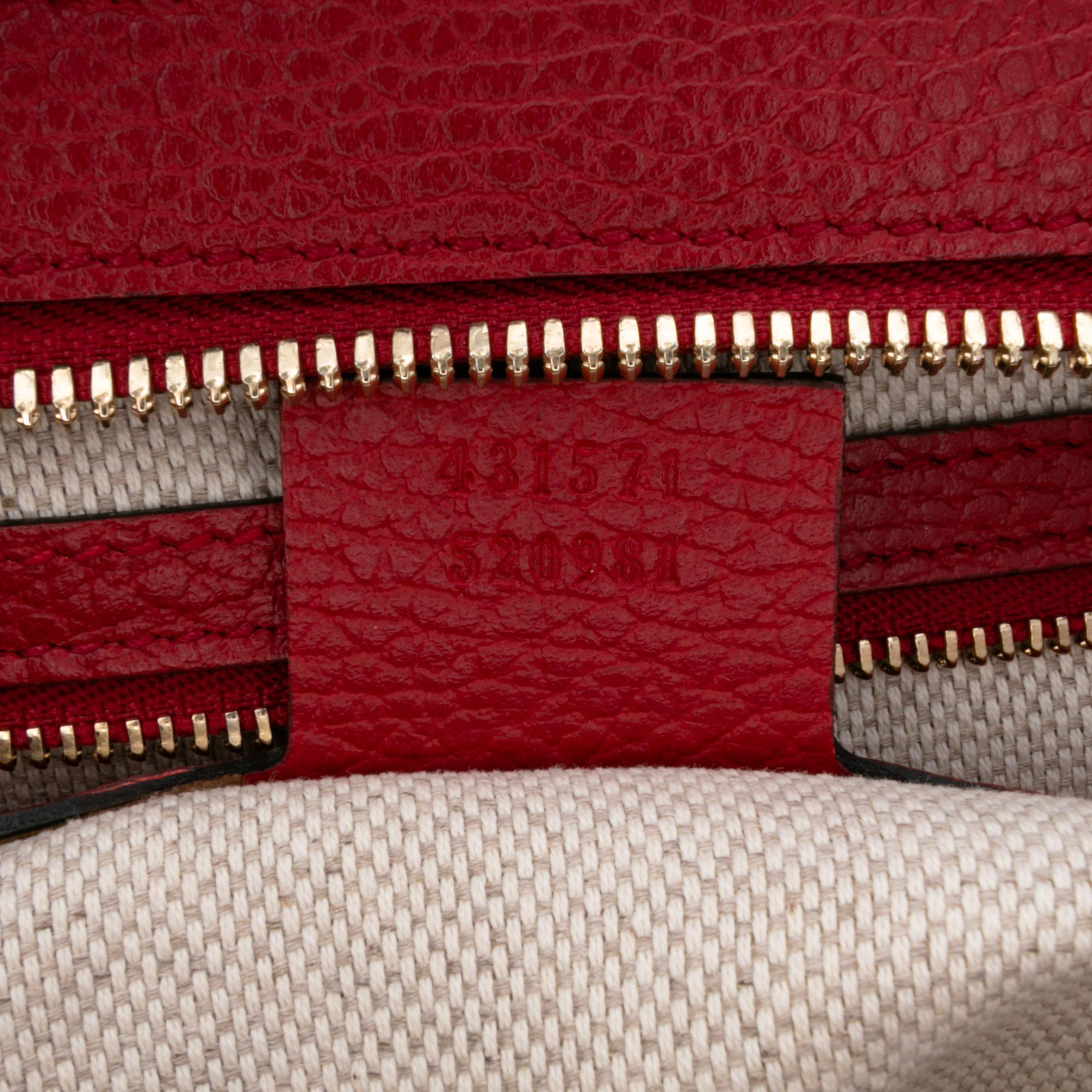 Gucci Medium Leather Soho Satchel