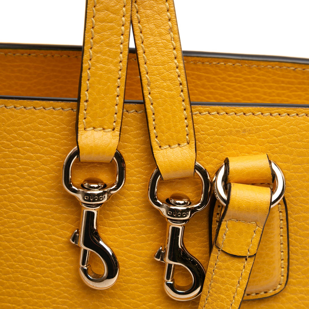 Gucci Medium Leather Soho Top Handle Convertible Tote