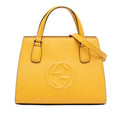 Gucci Medium Leather Soho Top Handle Convertible Tote