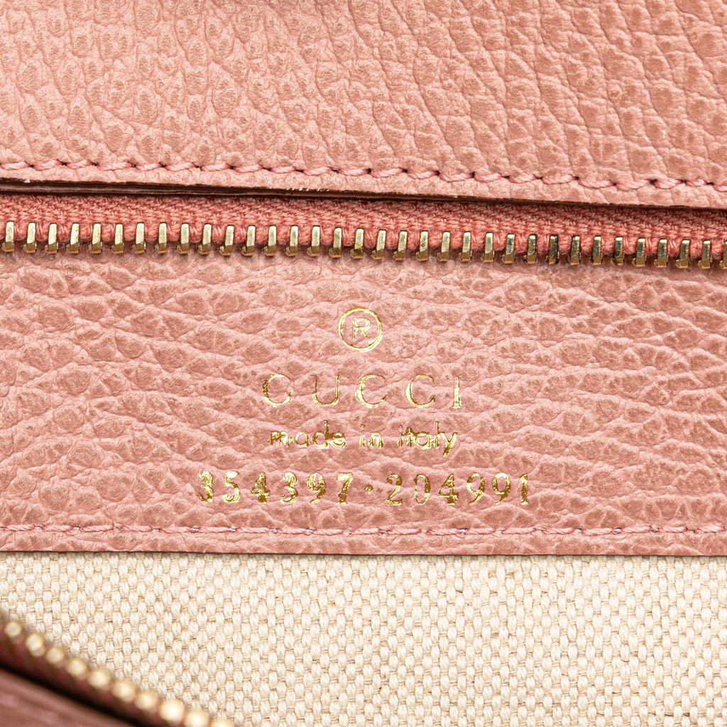 Gucci Medium Leather Swing Tote