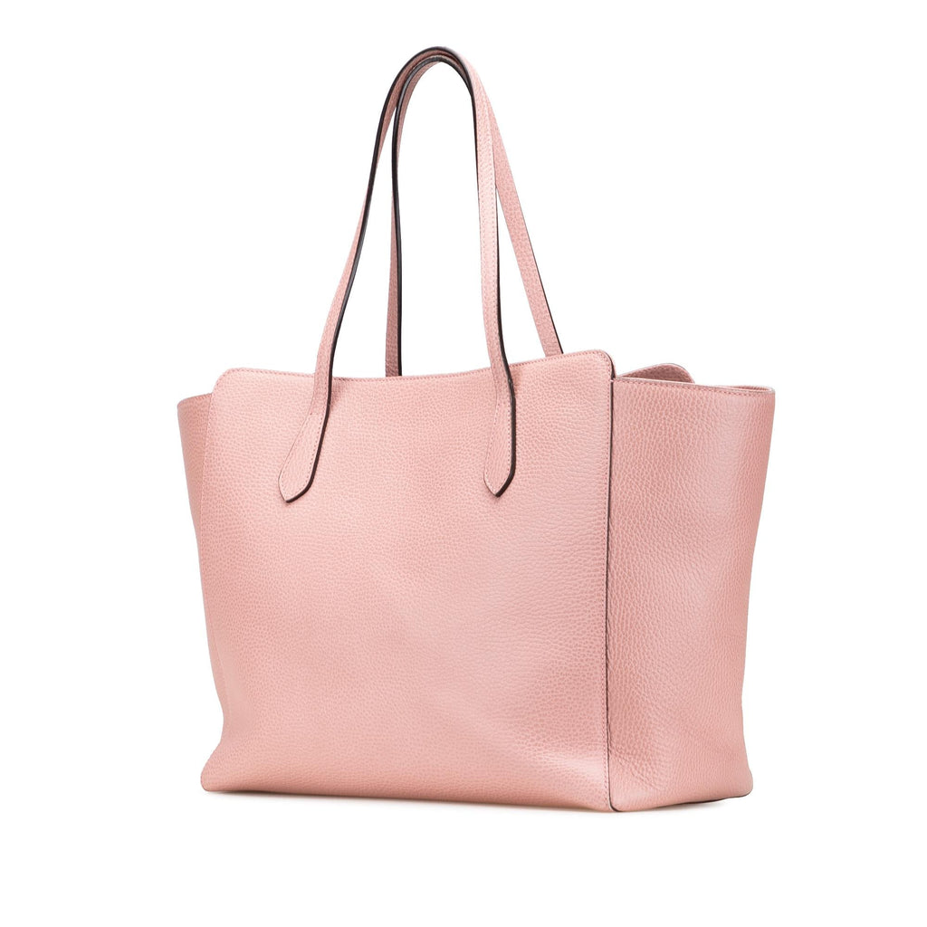 Gucci Medium Leather Swing Tote